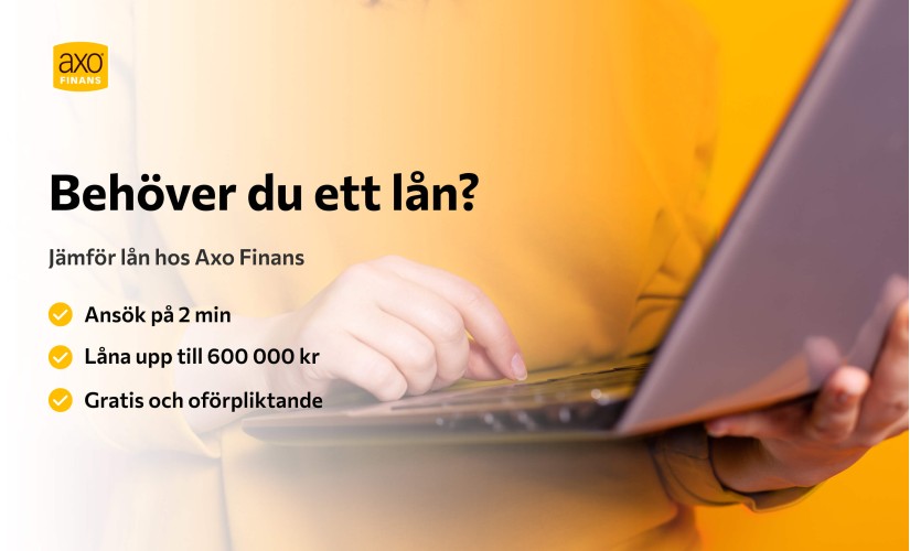 AXO FINANS – Lån upp till 600 000 kr – Åsikter