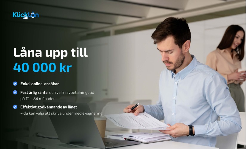 KLICKLÅN – Lån upp till 40000 kr – Åsikter KLICKLÅN – Lån upp till 40000 kr – Åsikter