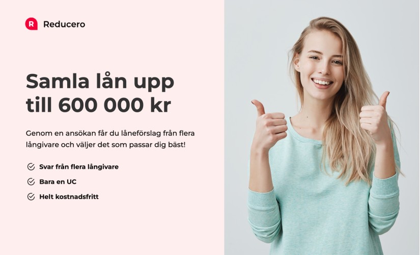 REDUCERO – Lån upp till 600 000 kr – Åsikter