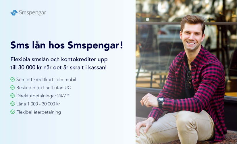 Smspengar – Lån upp till 30 000 kr – Åsikter