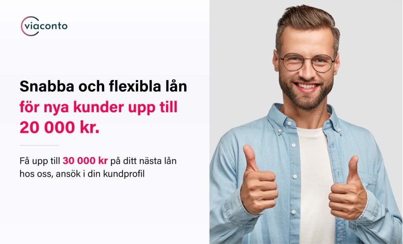 VIACONTO – Lån upp till 20 000 kr – Åsikter